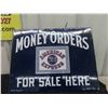 Image 8 : American Express Money Order and 'For Sale Here' 2 Sided Flange Sign 18'' x 13 1/2'' 