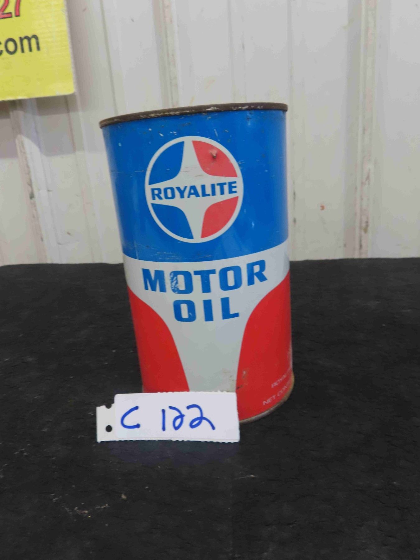 Royalite Racing Oil Royalite Motor Oil Quart Can No Top