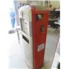 Image 8 : 2 Gilbarco Gas Pumps Both with Porcelain 'Contains Lead' Signs - Both Missing One 