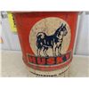 Image 2 : Husky Gear Oil Can, Great Graphics of the Husky on 2 Sides 26'' H x 15'' Across 