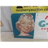 Image 8 : General Electric 2 Sided Metal Sign with Graphics