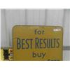 Image 2 : 1960 Certified Seed 2 Sided Metal Sign - 2 Pieces