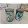 Image 2 : 2 Quaker State Quart Oil Cans with Product 