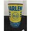 Image 2 : Marlene H.D. Motor Oil Marshall Wells Quart Can - Puncture Hole on 