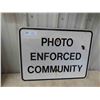 Image 2 : Temporary No Stop Traffic Sign 18'' x 24'' , Photo Enforced Community 18'' x 24'' 