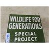 Image 2 : Wildlife Project Area of Manitoba Metal Sign 11'' x 14'' 