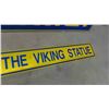 Image 8 : Welcome To Gimli Metal 2 Piece Sign (1) 48'' x 96'' (1) 12'' x 96'' 