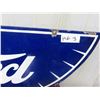 Image 2 : Ford Winged Sales and Service Porcelain 2 Sided Sign 1920s Era 12'' x