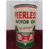 Image 2 : BA Bow Tie Peerless Motor Oil Quart Can 