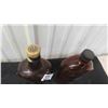 Image 2 :  (1) Hudson Bay Liquor Bottle 25oz , (1) 'W's Embossed Liquor Bottle 15oz 