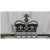 Image 2 : Ontario Kings #105 Highway Shield Shaped Sign 18'' x 28 1/2'' with 