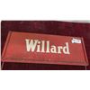 Image 2 : Vintage Willard Battery Rack Metal Sign 7 1/4'' x 18 1/2'' 