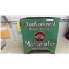 Image 2 : Vintage Imperial Marvelube Motor Oil Porcelain Rack 23'' x 20'' x 21'' 