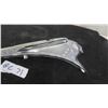 Image 8 : Vintage Pontiac Hood Ornament with Chief 17'' Long - Little Damage, See 