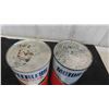 Image 2 : 2 BA Quart Cans (1) with Product (1) with Bottom Hole 