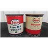Image 2 : (2) 1lbs Grease Cans with Product (1) Imperial 3 Star (1) Esso 