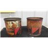 Image 2 : 2 McColl Frontenac 5lbs GREASY Grease Cans 