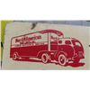 Image 2 : North American Van Lines Meral Sign with Vintage Truck Graphics - On 