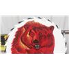 Image 3 : Art Painting of Bear on Saw Mandrel Blade 33'' Across 