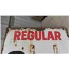 Image 2 : Fuel Price Metal 2 Sided Sign with Changeable Prices 30'' x 48'' 