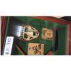 Image 2 : Vintage Game of Ice Hockey Glass Wall Display 20'' x 12'' x 3'' 