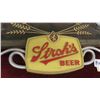 Image 2 : Strohs Beer Sign Plastic 16'' x 16'' 