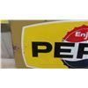 Image 2 : Vintage Enjoy Pepsi Porcelain Kickplate Sign 12 1/4'' x 29 1/2'' 