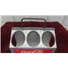 Image 2 : Vintage Coca Cola Aluminum 6 Pack Bottle Carrier 8'' x 5 1/2'' x 5'' 