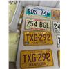 Image 2 : 12 Manitoba License Plates 1970s and Up