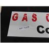 Image 2 : Gas Can Corner Fiberglass Sign 8'' x 19 1/2'' Not Too Old 