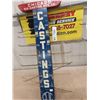 Image 8 : 3 Wood/Metal Racks Chicago Diecasting 25'' H x 12'' W 
