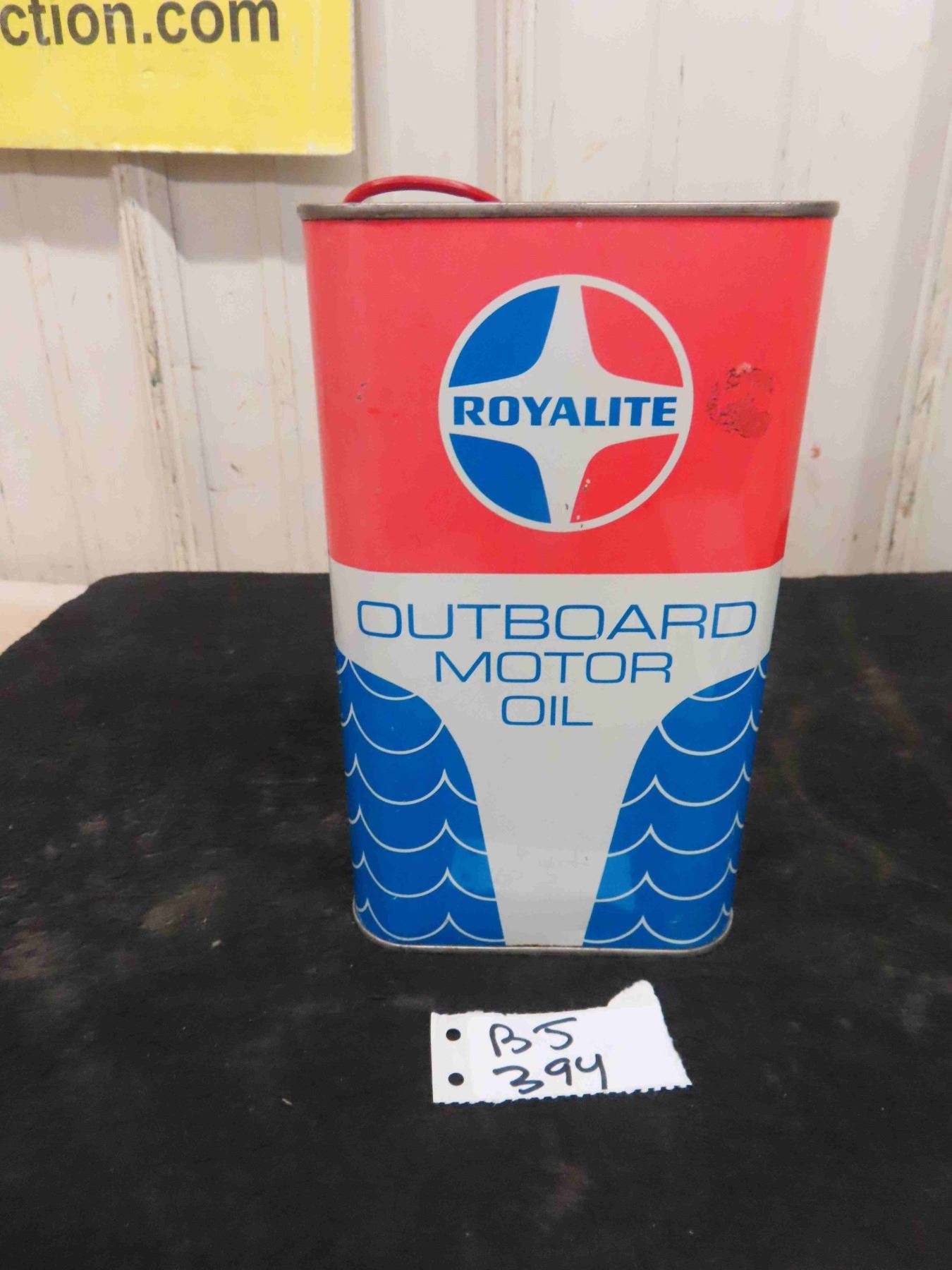 Royalite Outboard Motor Oil Quart Can