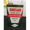 Image 2 : Sinclair Outboard Motor Oil Quart Can 