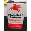 Image 2 : Mobil Oil Outboard Quart Can 