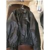 Image 1 : Mens Leather Jacket With Zippered Liner - Amanti Size 3Xl