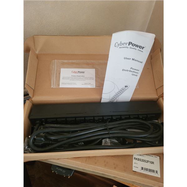 Cyberpower Rack Bar Power Distribution Unit - Model Rkbs20S2F10R