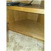 Image 4 : Wooden(?) Corner Tv Entertainment Stand With Multi Outlet Power Bar