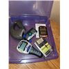 Image 1 : Purple Plastic Carrying Case With Handheld Games