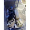 Image 3 : Lot of 5 Plastic Storage Totes with Contents