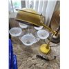 Image 1 : Unique Yellow Industiral Style Accent, Desk or Table Lamp - Working