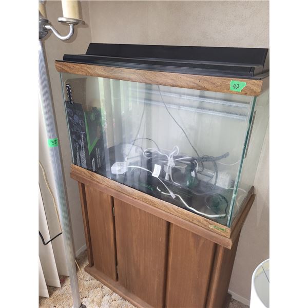 Aquarium With The Stand, Light & All Accessories