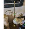 Image 5 : Pair of Matching Lamps - Table Lamp & Floor Lamp - Tested