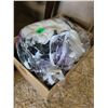 Image 1 : Box of Misc Clohting, New Towel Linen, Mens Leather Belt and More