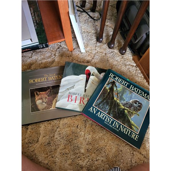 3 Robert Bateman Hardcover Books