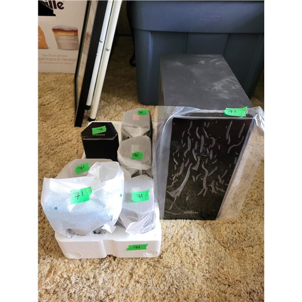 Sansung Subwoofer (PS-FW1-1) + 5 Surround Speaker System (PS-FS1-1)