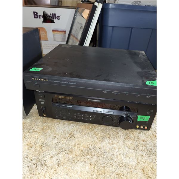 Optimus Home Theater Power Center Professional Series