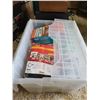 Image 1 : Clear Folding Lid Tote with Window Insulation Kits + Weather Stripping +