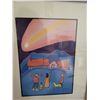 Image 2 : Ted Harrison "Celebration" Framed and Matted Print