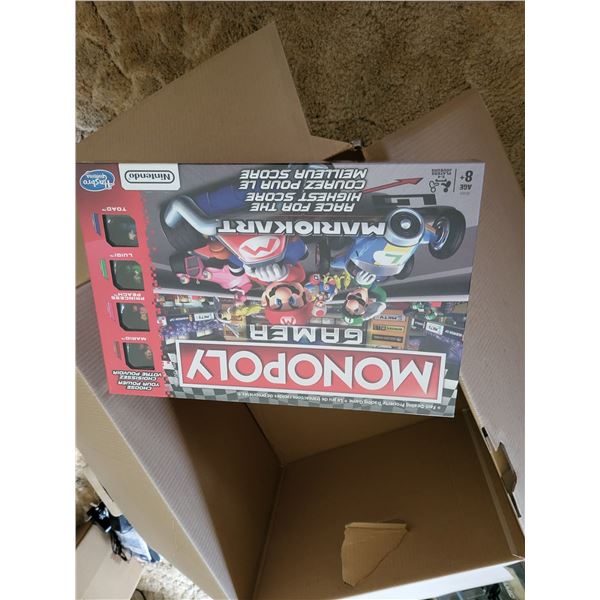 Sealed Monopoly Gamer Mariokart Nintendo Game