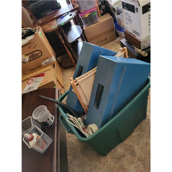 Large Tote of Random Items - Many Odds & Ends That Didn't Fit with Other Lots